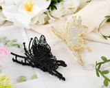 Big Butterfly Hair Clips for Women Set of 2 Large Non-Slip Strong Metal Butterfly Hair Claw