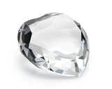 Heart Crystal Paperweight 8cm Diamond Props for Nail Pictures