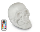 Night Light Dimmable Lamp 3D Skull Light Touch Control Comes with Remote Color Changing Mood Lighting for Bedroom with Timing Function