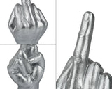 Middle Finger Statue 7.9 Inch Funny Desk Decor