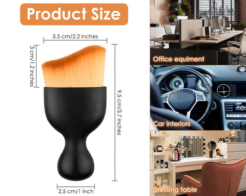 Car Interior Detailing Brushes 2 Pieces No Scratch Soft Bristle Cleaning Brush Car Detailing Brush