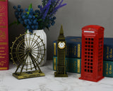 London Souvenirs Ferris Wheel Decor Medium Rotatable London Eye Metallic Figurine