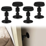 Headboard Stoppers for Wall 4 Pieces Bed Wall Bumper Adjustable Threaded (30-60mm) Bed Frame Noise Stopper Anti Shake Desk Stabilizer