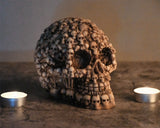 Skull Decor 5.5 Inch Resin Skeleton Head Decorative Skull Statue Gothic Home Decor Halloween Decorations