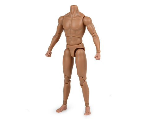 1/12 Scale Male Body Narrow Shoulder Standard 6 Inch Action Figure with 10 Interchangeable Hands