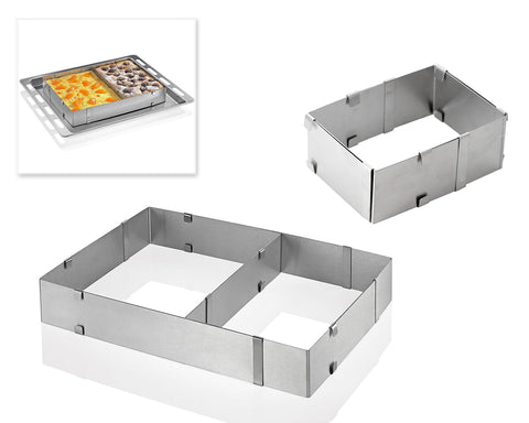 Adjustable Stainless Steel Square Cake Mold for Baking