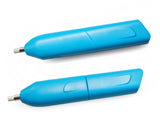 Battery Operated Refillable Electronic Eraser Kit for Pencil and Charcoal - Blue