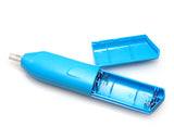 Battery Operated Refillable Electronic Eraser Kit for Pencil and Charcoal - Blue