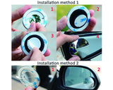 2 Inch Blind Spot Mirror 2 Pcs Rear View Mirror