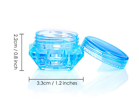 Refillable Cosmetic Jars with Lids 50 Pieces 5 Grams Sample Containers