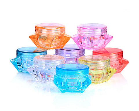 Refillable Cosmetic Jars with Lids 50 Pieces 5 Grams Sample Containers