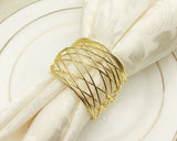 Napkin Rings 12 Pieces Metal Napkin Ring Holders