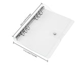 A5 Binder 6-ring Loose Leaf Folder PVC Refillable Notebook Cover