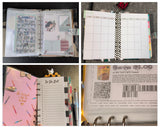 A6 Binder 6-ring Loose Leaf Folder PVC Refillable Notebook Cover