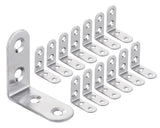 L Brackets 30 Pieces 1.55 x 1.55 inches Right Angle Bracket with Screws