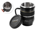 Stainless Steel Lens Like Coffee Mug Cup