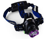 2200LM Aluminium LED Headlight with 2 Batteries