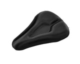 Bicycle Resilience Breathable Saddle Cover - Black