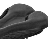 Bicycle Resilience Breathable Saddle Cover - Black