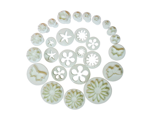 Flower Cookie Cutters 46 Pieces Baking Tool