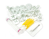 Flower Cookie Cutters 46 Pieces Baking Tool