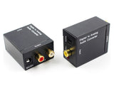 Digital Coaxial Toslink to Analog RCA Audio Converter