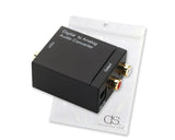 Digital Coaxial Toslink to Analog RCA Audio Converter