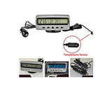 3 in 1 Digital Car Clock Thermometer & Voltmeter