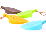 4 Pcs Leaf Shaped Silicone Door Stop