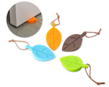 4 Pcs Leaf Shaped Silicone Door Stop