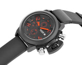 Megir Waterproof Men's Quartz Watch - Black