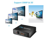 4K HDMI Splitter with 1 Input and 2 Outputs