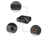 4K HDMI Splitter with 1 Input and 2 Outputs