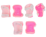 6 Pcs Kids Safety Pads Set for Knee / Elbow / Wrist - Pink