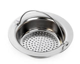 2 Pcs 4.33 Inches Stainless Steel Basket Strainer for Kitchen Sink