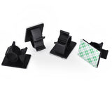 Adhesive Cable Clips Set of 50 - Black