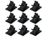 Adhesive Cable Clips Set of 50 - Black