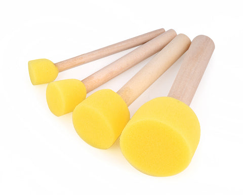 Sponge Painting Brush Set of 20 Assorted Size Painting Bush