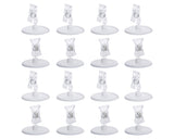 Adhesive Table Card Holders Photo Holder Clip Stands Set of 16