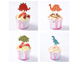 72 Pieces Dinosaur Cupcake Topper