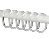 Shower Curtain Hooks 36 Pieces Plastic Shower Curtain Rings