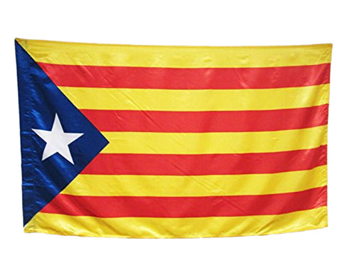 90cm x 150cm Catalonia Flag with Eyelets