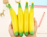 Banana shaped Pencil Case Silicone Coin Purse