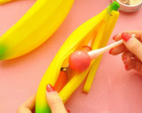 Banana shaped Pencil Case Silicone Coin Purse