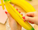 Banana shaped Pencil Case Silicone Coin Purse