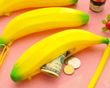 Banana shaped Pencil Case Silicone Coin Purse