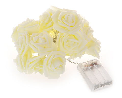 20 Pcs Rose Flower Battery Operated LED String Light - Pink