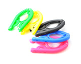 5 Pcs Different Colors Plastic Folding Clothes Hanger