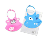 2 Pieces Silicone Baby Bibs - Set A