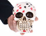 Decorative Poker Skull Head